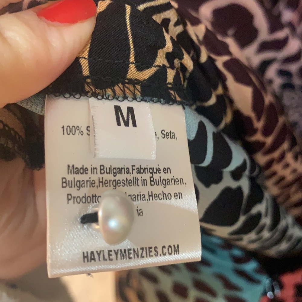 Hayley Menzies ombré crocodile midi dress M $775 - Picture 6 of 6